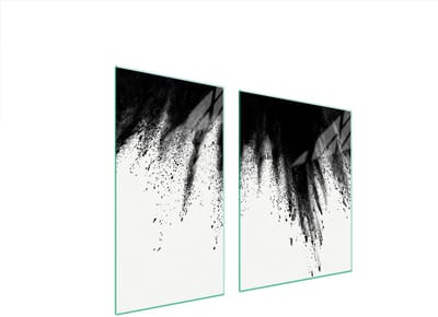 TMK ArtDeko Serie - Glazen Beschermplaat voor Fornuis - 90x52 cm - Veelkleurig - UV Afdruktechnologie