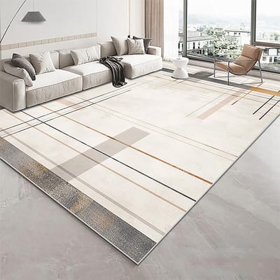 Modern Gouden Geometrie Tapijt voor Woonkamer Licht Luxe Vloerkleden voor Slaapkamer Decoratie Groot Oppervlak Lounge Sofa Zij Vloermatten 200x300 80*160cm