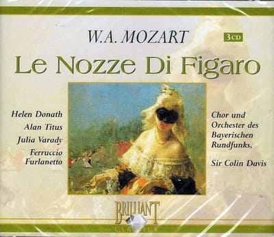 3-CD W.A. MOZART - LE NOZZE DI FIGARO - SIR COLIN DAVIS / DONATH / TITUS / VARADY
