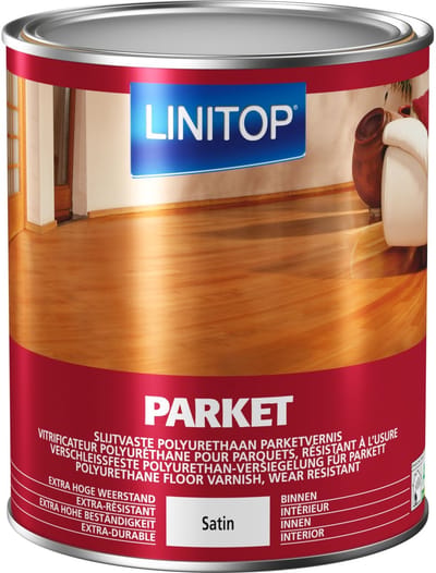Polyurethaan parketvernis LINITOP PARKET Kleurloos (li280) 2.5 liters
