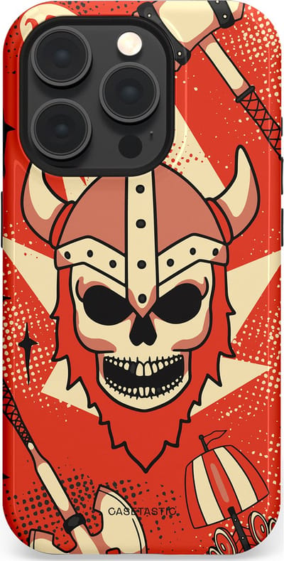 Casetastic Hoesje Geschikt voor Apple iPhone 15 Pro Magsafe - Stijlvolle Beschermende Duo-layer Case - Vurige Valhalla