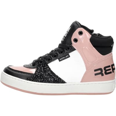 Replay Cobra 1 Hoge sneakers - Meisjes - Roze - Maat 38