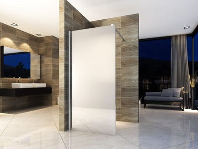Aloni Inloopdouchewand Spiegelglas 8mm 80x200cm