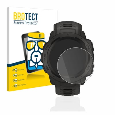 Screenprotector voor Garmin Instinct Solar Beschermglas transparant