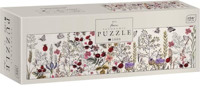 Panoramische Puzzel van 1000 Stukjes voor Volwassenen - Bloemen