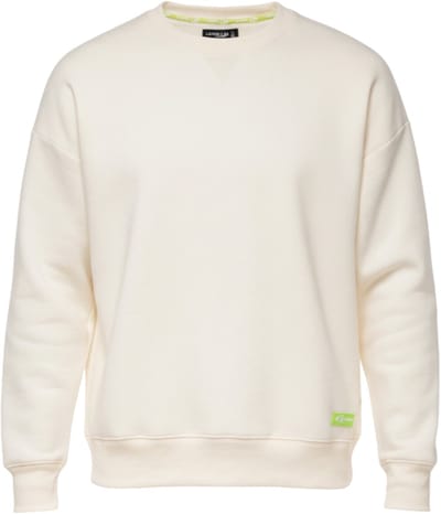 OMBRE Sweater - Loose Fit - Katoen - Lange Mouw Crème U1 (XS-S)
