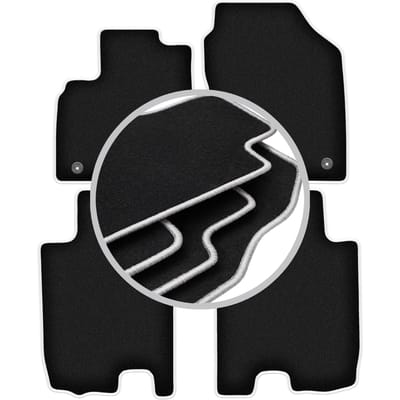 CARLUX-SILVER automatten voor: Honda Jazz III hatchback (2011-2014)