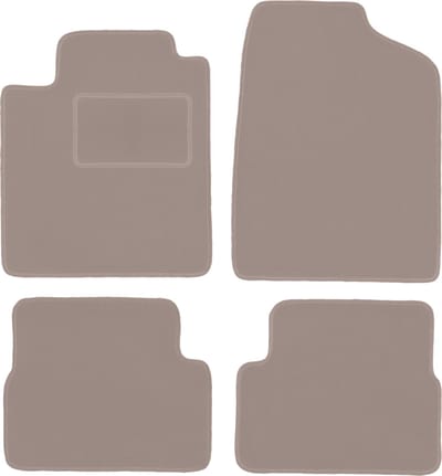 Beige velours matten voor: Toyota Celica VIII coupé (1999-2006)