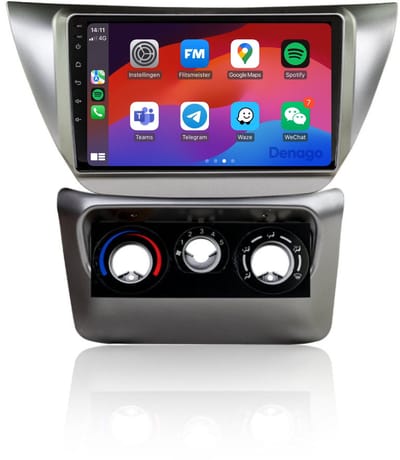 CarPlay autoradio geschikt voor Mitsubishi Lancer IX (2003 t/m 2007) | 9 inch | Android 13 | Draadloos Apple CarPlay & Android Auto | 2GB + 32GB | QuadCore processor | Denago DNG-A151 | 2025 model | 2003 2004 2005 2006 2007 | Bluetooth & Wifi