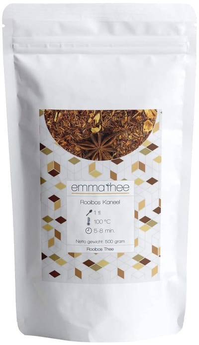 Rooibos Kaneel 400 Gram - Losse Thee - Puur & Natuurlijk - Warm & Kruidig