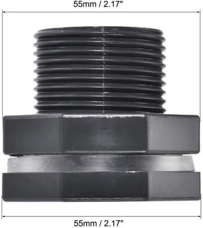 Dailygoods - 4 Stuks G3/4 Vrouwelijke Verlenging Buisadapter