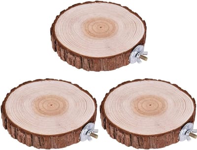 Ronde Vogelstandaarden voor Papegaaien en Parkieten - 3 Stuks Stepping Stones voor Comfort en Speelplezier