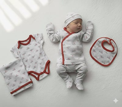 I love mummy daddy - 7-delige Newborn Baby Kleding Set jongens/meisjes - Newborn kleding set - Newborn set - Babykleding - Babyshower cadeau - Kraamcadeau
