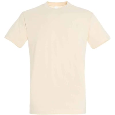 SOLS Unisex Imperial Zwaar T-shirt voor volwassenen (Crème)