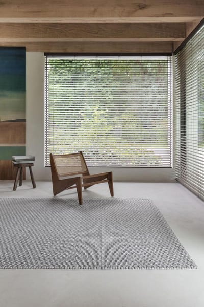 LIGNE PURE Rhytm – vloerkleed – tapijt – handgeweven – wol – eco – modern – Grijs - 60x120