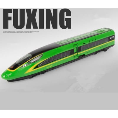 Legering Hogesnelheidstrein Model Diecast Metaal Speelgoed Spoor Elektrische Hogesnelheidstrein Metro Voertuigen Auto Model Geluid En Licht Kinderen Cadeau
