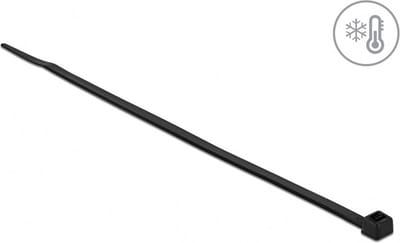 Kabelbind koudbestendig l 380 x w 4,8 mm zwart 100 stuks