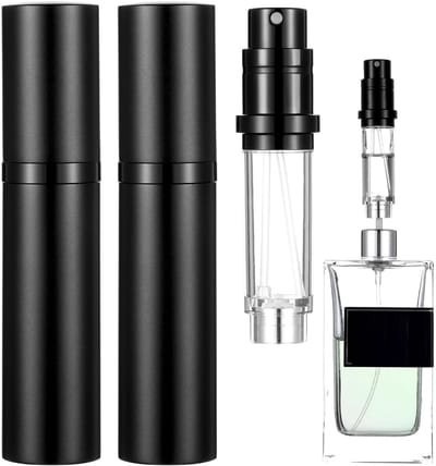 Dailygoods- Parfumatomiser 7 ml - Navulbaar Parfum Flesje - Reistpray Flesje - Aluminium - Set van 2 - Elegant Ontwerp - Parfumflesje