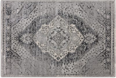 Lifa Living - Vloerkleed - Vintage - Grijs/Crème - Poolhoogte: 5 mm - Oosters - 160 x 230 cm