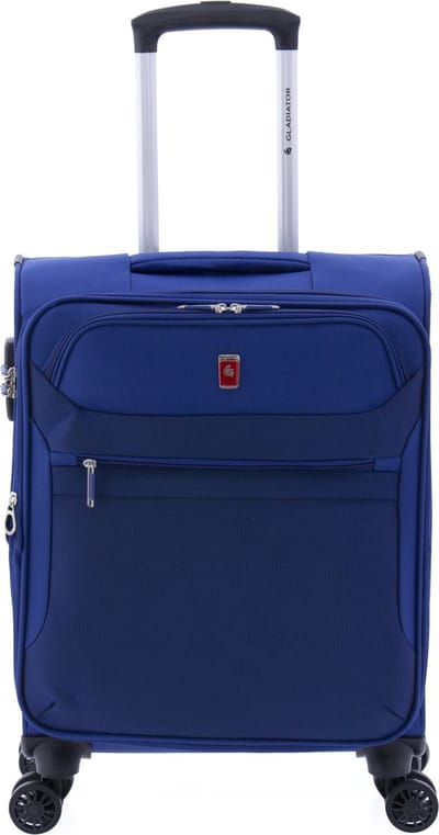 Gladiator 3D Handbagage Koffer - 55 cm - 36/43 liter - Expandable - Blauw