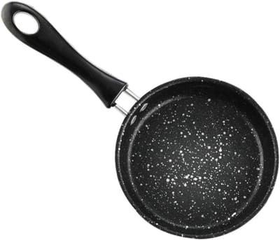 Koekenpan - Omeletpan Grillpan - Ontbijt Bakken - Fysieke Antiaanbaklijnen - 145 Gram - Zwart