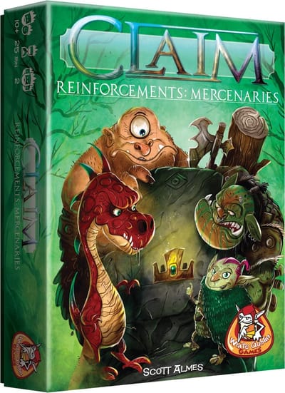 White Goblin Games - Claim Reinforcements: Mercenaries - Kaartspel - 2 spelers - Tactisch kaartspel - Vanaf 10 jaar - Kaartspel met unieke facties