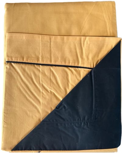 Avenue Omkeerbaar Dekbedovertrek Perkal Katoen - Litsjumeaux - 240x200/220cm - Gold/Black