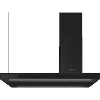 SMEG Eilandkap Afzuigkap, Eilandkap, Universeel, Matt Black, 120 cm, A