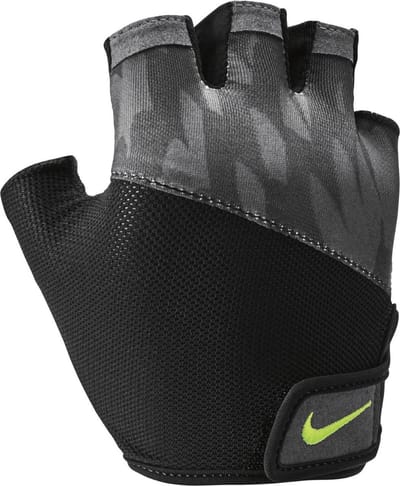 Nike Fitnessglove Dames - model Elemental Lightweight - Zwart/Grijs/LimeGroen - Maat XS