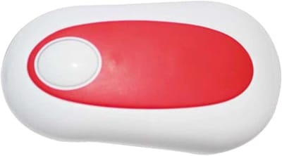 Elektrische Blikopener - Automatische opener - Keuken Gemak - Snijdt van de zijkant - Medium formaat - Rood
