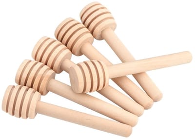 Dailygoods- Houten Lepels Set 50 Stuks - Houten Lepels Voor Keuken - Houten Lepelset - Houten Lepeltjes Klein - Honingstokjes - 15 cm
