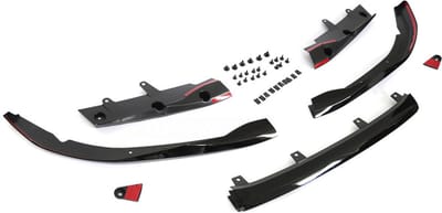 Voorspoiler - BMW G22 G23 vanaf 2020 - performance - glanzend zwart