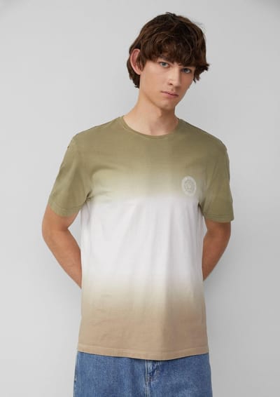 T-shirt met vervagende kleuren QS