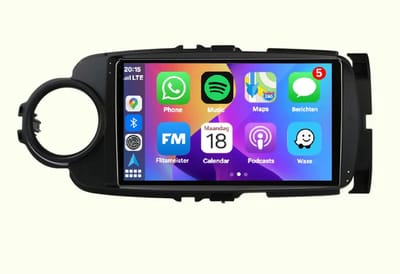 Autoradio 2/32GB met Carplay en Android auto | Geschikt voor Toyota Yaris 2012-2017 | Radio scherm met Navigatie | 2012 2013 2014 2015 2016 2017 | P130