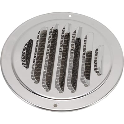 Grille de ventilation en acier inoxydable 304 ronde pour conduit d'extraction pour cuisine et salle de bain Type 1