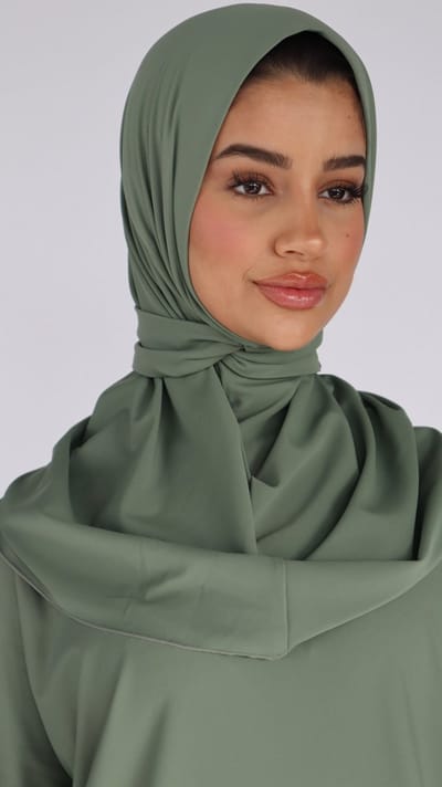 MYKINY BRAND- Zwemhoofdoek -Hijab - Instant Hijab- Pistache