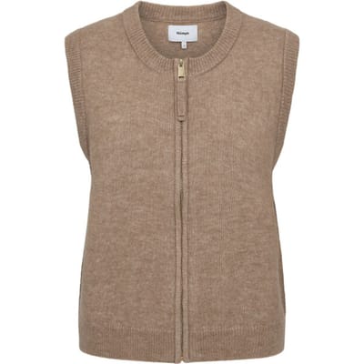 Nümph 707122 nufuette zip vest silver mink