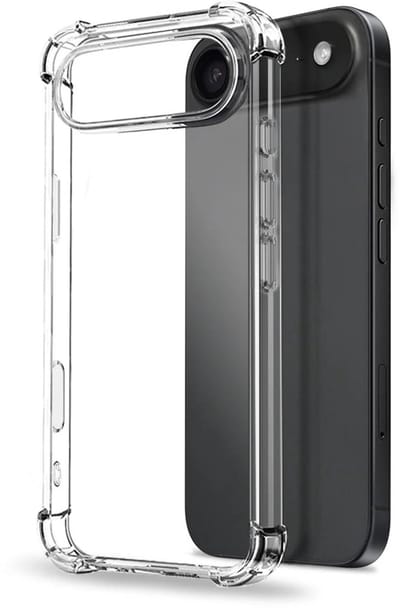 AziLine Shockproof Case Geschikt voor iPhone Air - Transparante Luxe iPhone Air Bescherming Hoesje - Maximaal Stevig en Premium Kwaliteit geschikt voor Apple iPhone Air 17