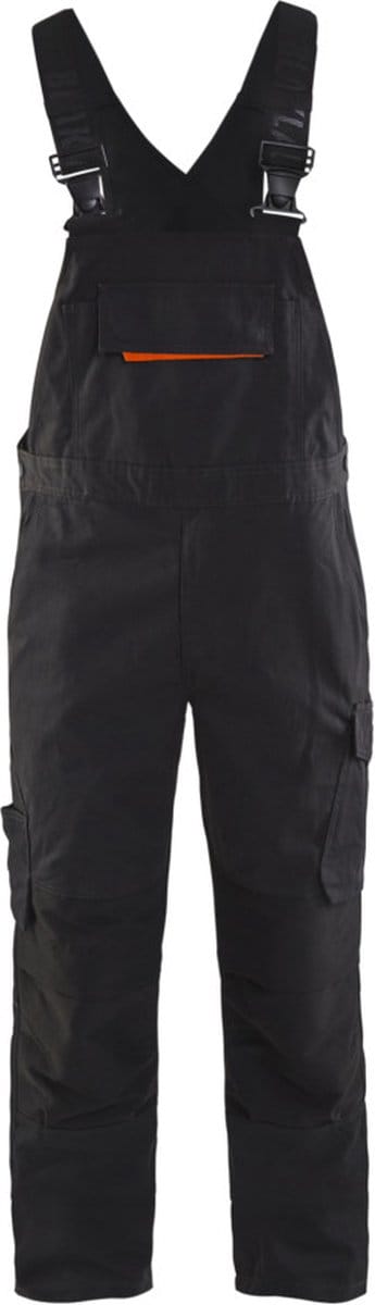 Blaklader Bretelbroek met stretch 2695-1330 - Zwart/Rood - D100