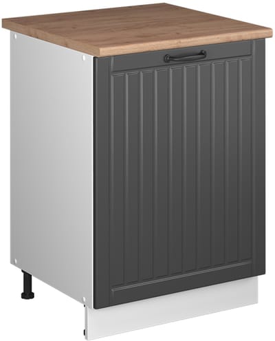 Vicco Wastafelkast Fame-Line, Donkergrijs/Wit, 60 cm
