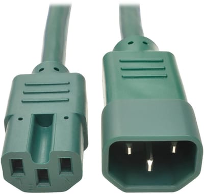 Tripp Lite P018-006-AGN electriciteitssnoer Groen 1,8 m C14 stekker C15 stekker