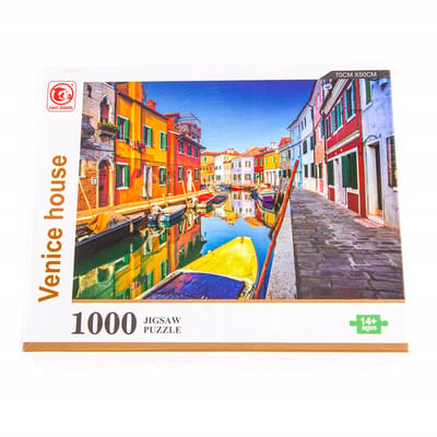 Puzzel 1000 Stukjes: Venetiaanse Kanalen, Italië