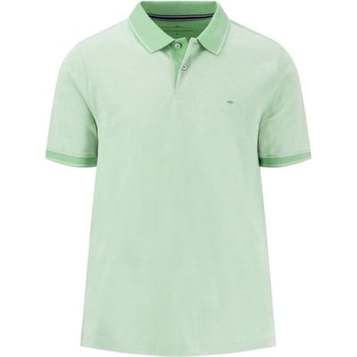 Fynch-Hatton Polo Two-Tone Subtle Contrast Turf Green / male
