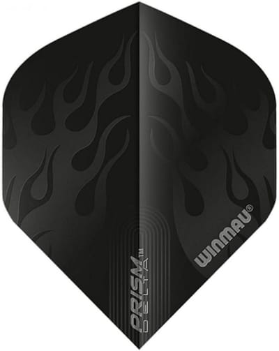 Prism Delta Zwart Extra Dikke Vluchten voor Darts - 1 set (3 vluchten)