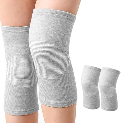 Nevolis bamboe Kniebrace voor Mannen en Vrouwen – Knie Steunbandage voor Gewichtheffen, Sport & Herstel – Compressie Kniebrace bij Meniscusletsel, Gewrichtspijn & Knieblessures (valt als M))
