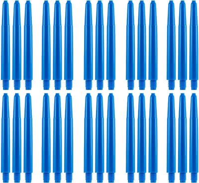 Dragon Darts Dart Shafts - 10 Sets (30 stuks) - Medium - Stevige en Duurzame Dart Shafts - Blauw