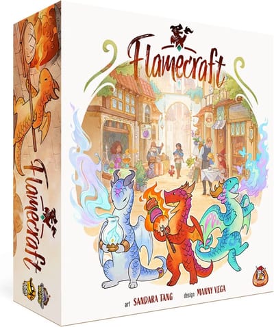 White Goblin Games - Flamecraft (Standaard editie) - familiespel - 1 tot 5 spelers - 60 minuten - Vanaf 10 jaar