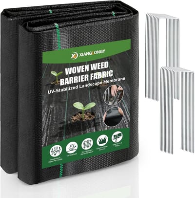 Onkruiddoek - Worteldoek - Tuin Onderhoud - Waterdoorlatend Geweven - 2x10 m
