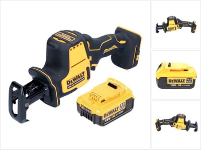 DeWalt DCS 369 N accu reciprozaag Reciprozaag 18 V borstelloos + 1x accu 4.0 Ah - zonder oplader