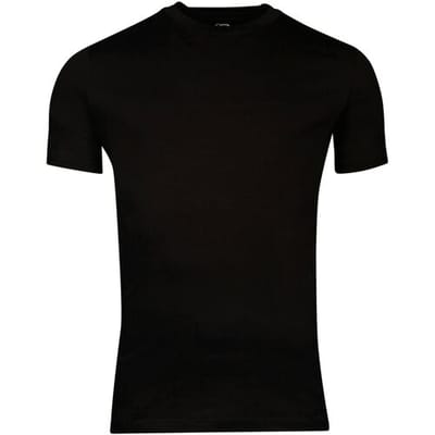 Giordano – Luca - Heren – T-shirt – Liquid Cotton – Ronde hals – Zwart - NOS5078-90